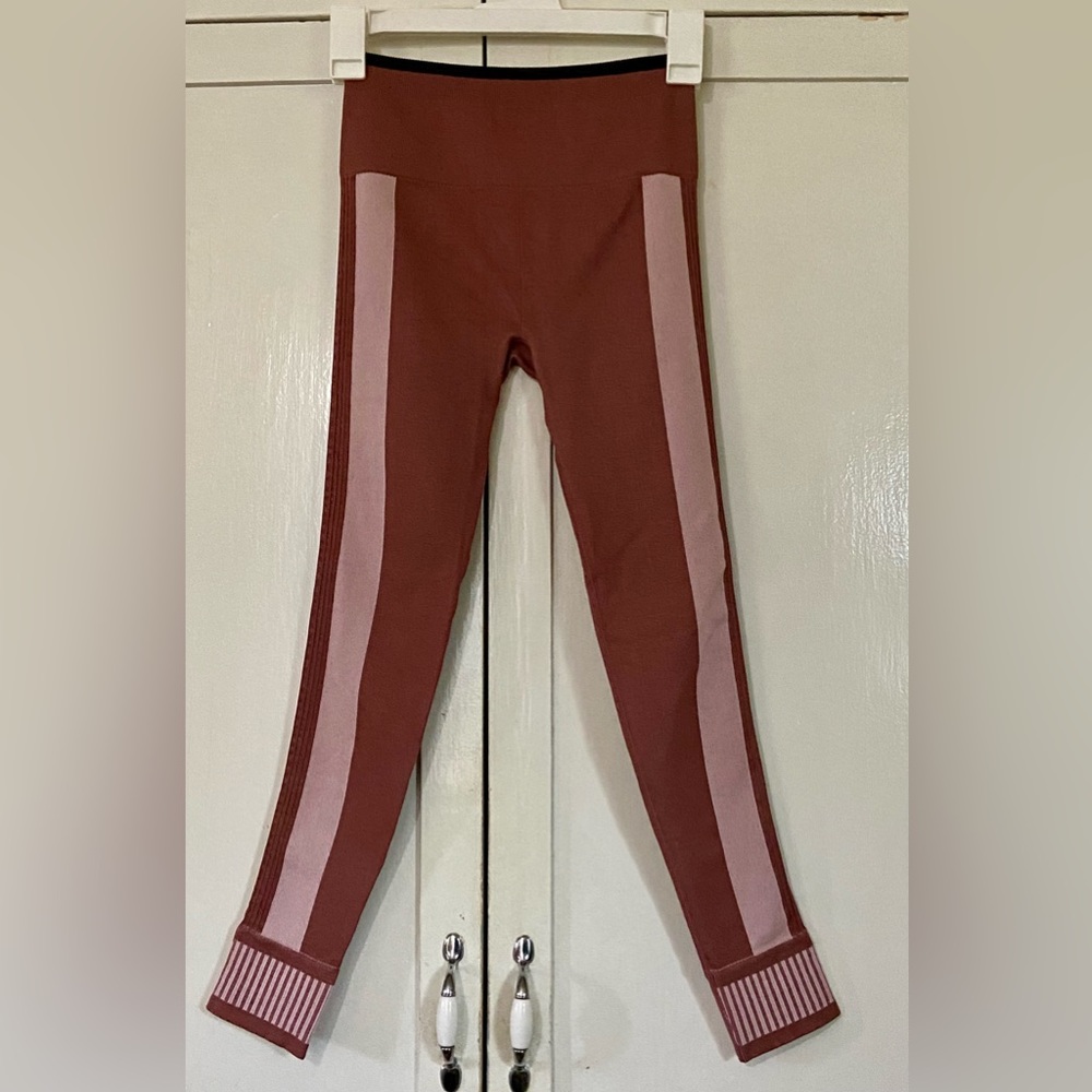 Fabletics High Waisted Color Block Leggings - image 4